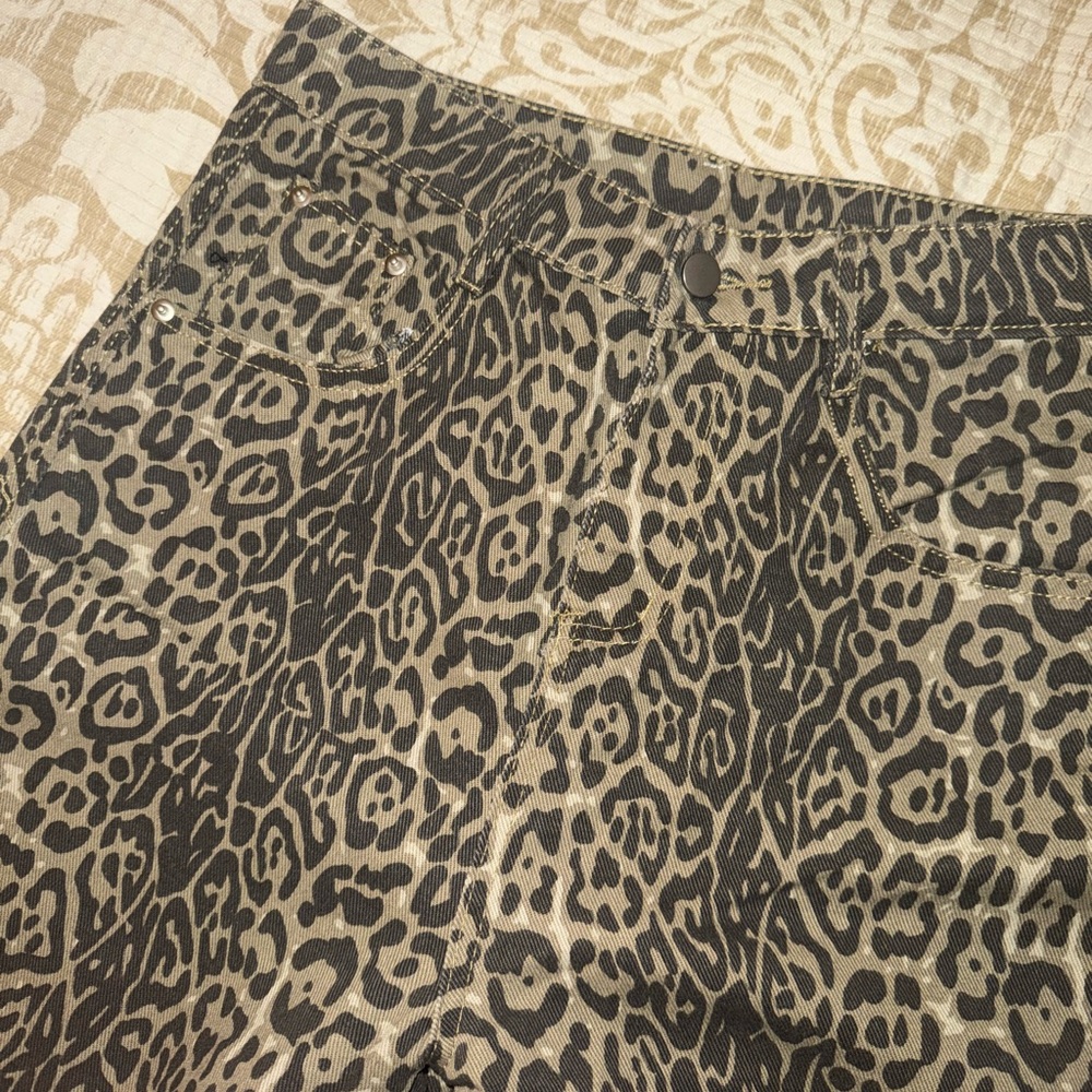 Cheeta Denim Pants
